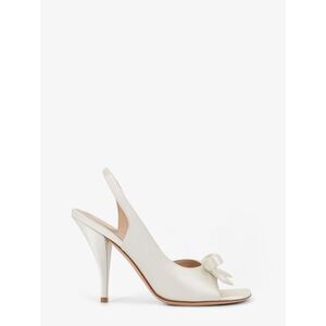 Dior Women Dior Bow Satin Sandals With Logo Bow Detail